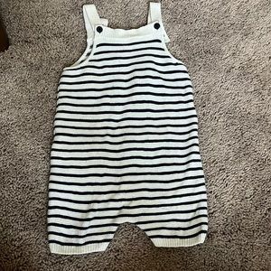 Janie and Jack knit onesie striped